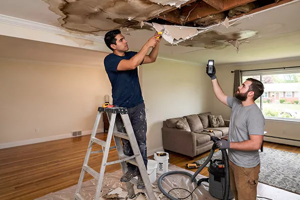 Ceiling Water Damage Restoration Richardson