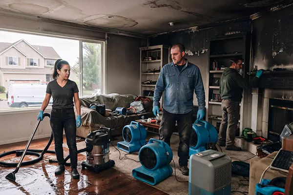 Smoke and Water Damage Restoration Richardson