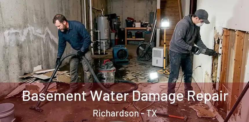 Basement Water Damage Repair Richardson - TX