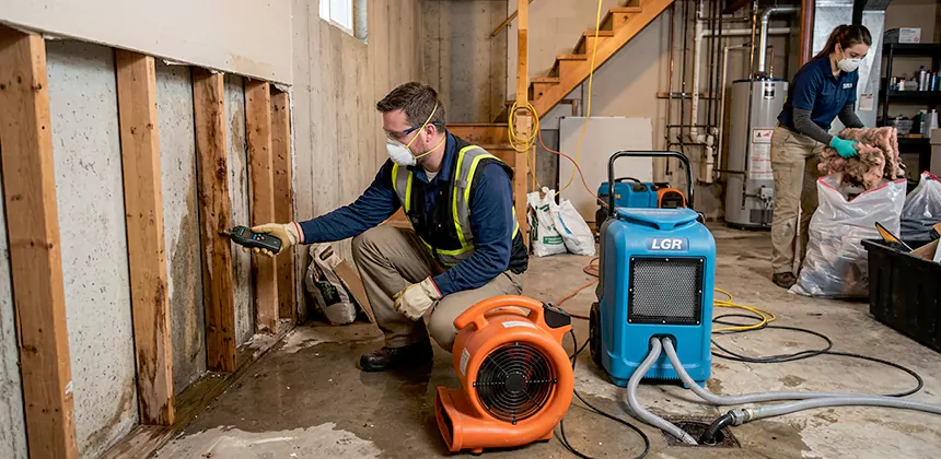 Basement Restoration After Water Damage in Richardson