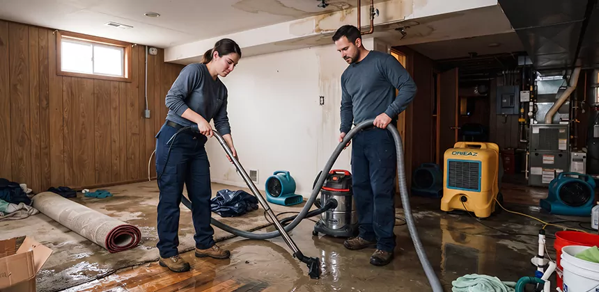 Frozen Pipe Burst Cleanup in Richardson