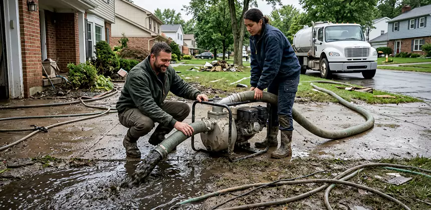 Sewage and Flood Water Removal in Richardson
