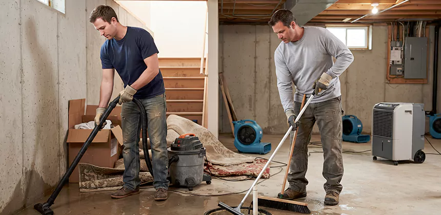 Basement Flood Water Removal in Richardson