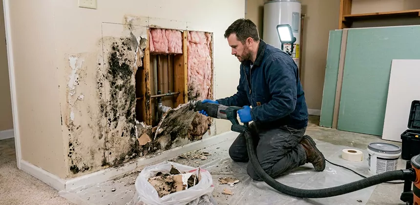 Black Mold Drywall Repair in Richardson