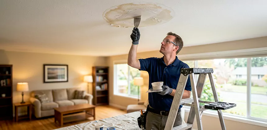 Ceiling Water Stain Repair in Richardson