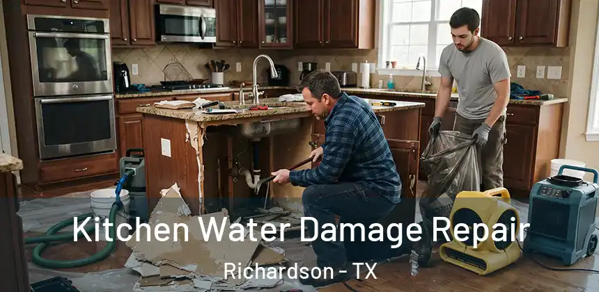  Kitchen Water Damage Repair Richardson - TX
